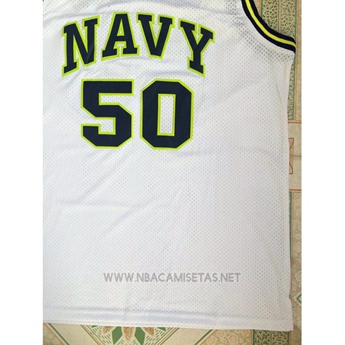 Camiseta Navy David Robinson NO 50 Blanco
